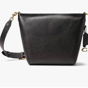 COACH Polished Pebble Leather Small Dufflette
